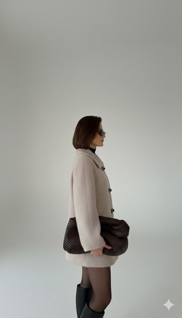 Veste Court Style Chic Décontracté