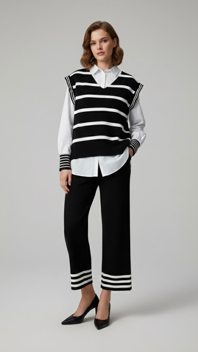 Ensemble (pantalon, chemise ,gilet)